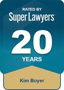 Rated by Super Lawyers 20 Years Kim Boyer